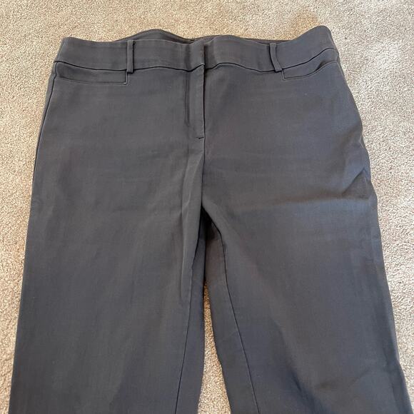 Loft Women's Curvy Skinny Dress Pant Trousers Grey Size 16 Plus - Picture 7 of 8